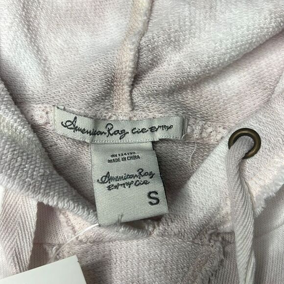 American Rag Women’s Hushed Violet Tie Dye Hooded Sweatshirt Size Small - Picture 4 of 9